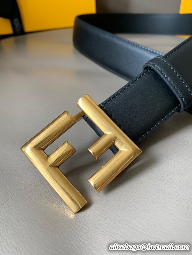 Expensive Fendi 34MM Leather Belt 7113-1