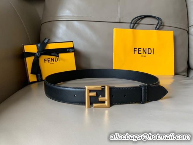 Expensive Fendi 34MM Leather Belt 7113-1