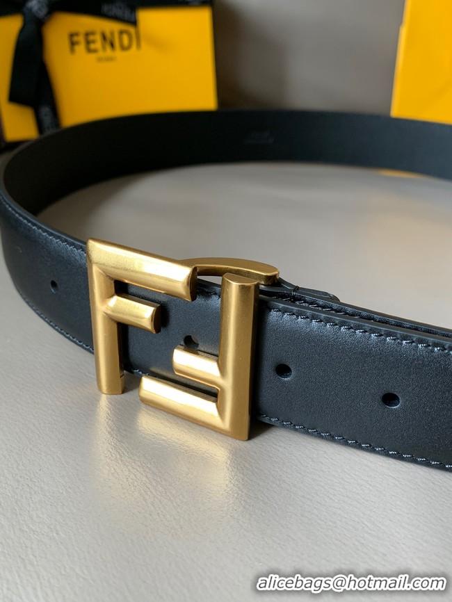 Expensive Fendi 34MM Leather Belt 7113-1