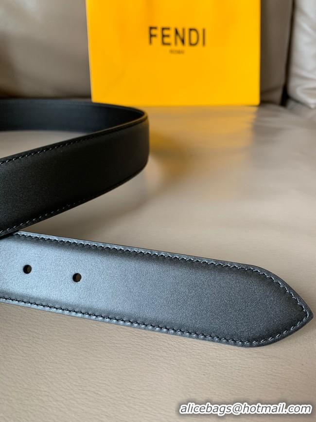 Stylish Fendi 34MM Leather Belt 7113-2