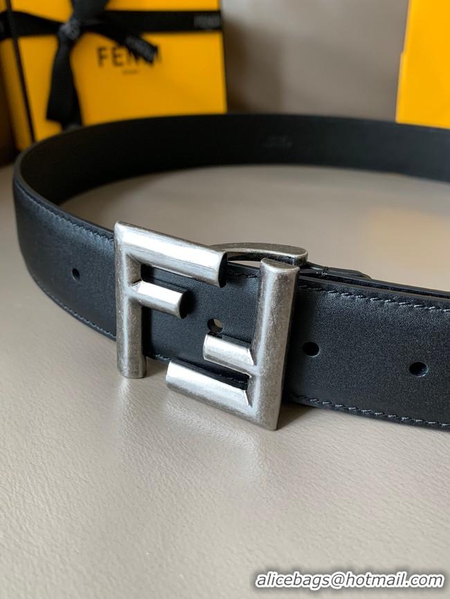 Stylish Fendi 34MM Leather Belt 7113-2