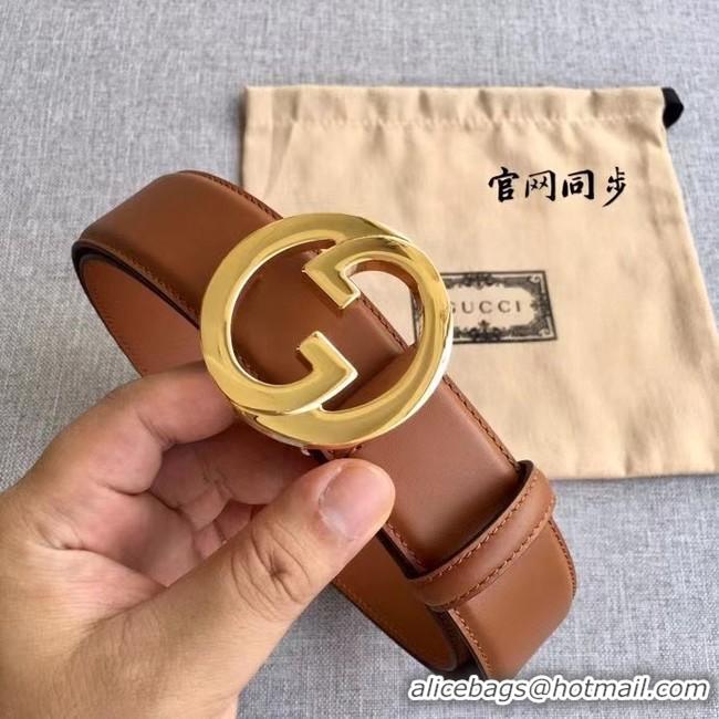 Best Product Gucci Blondie 38MM leather belt 703147-1