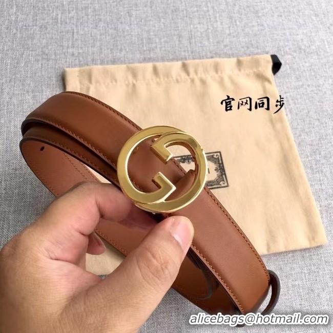 Best Price Gucci Blondie 30MM leather belt 703148-2