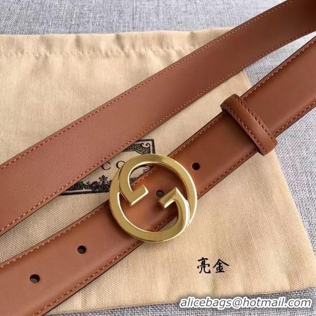 Best Price Gucci Blondie 30MM leather belt 703148-2