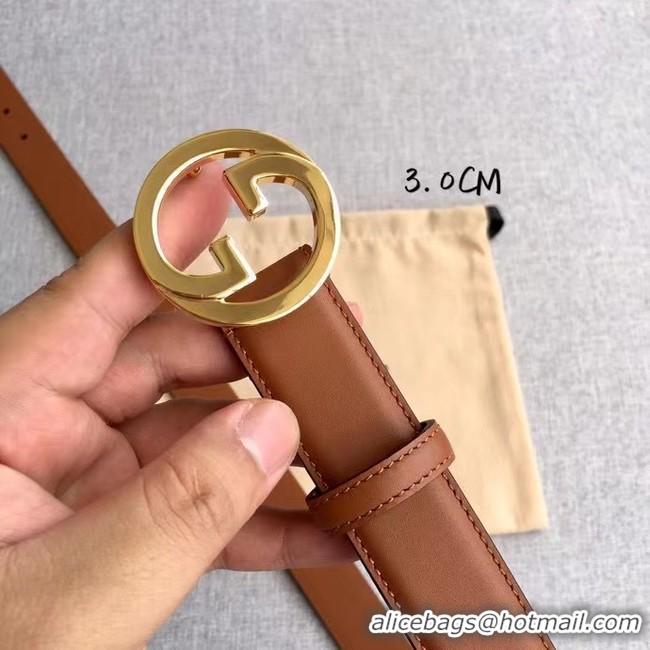 Best Price Gucci Blondie 30MM leather belt 703148-2