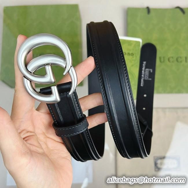 Shop Duplicate Gucci Belt with G buckle 709951-4