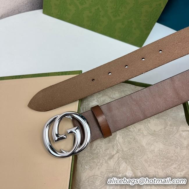 Best Product Gucci Blondie 40MM leather belt 709952-1