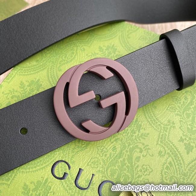 Perfect Gucci Leather Belt 7104-9