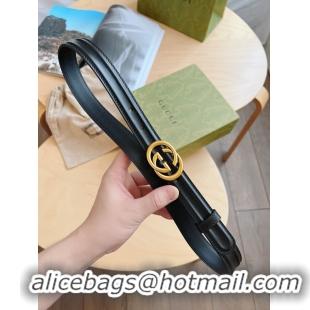 Sophisticated Gucci 25MM Leather Belt 7105-1