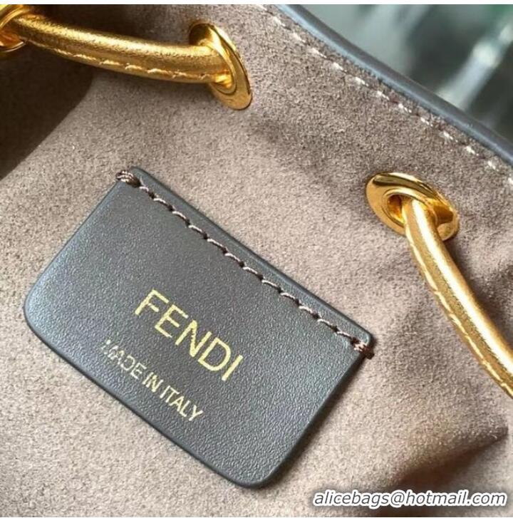 Buy Inexpensive FENDI Mon Tresor leather mini-bag 8BS010AC gold