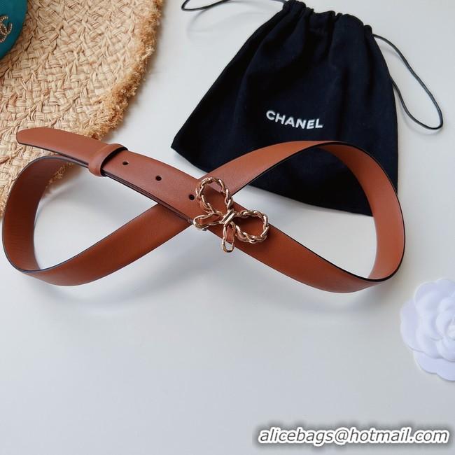 Lowest Price Chanel Leather Belt 25MM CH2567