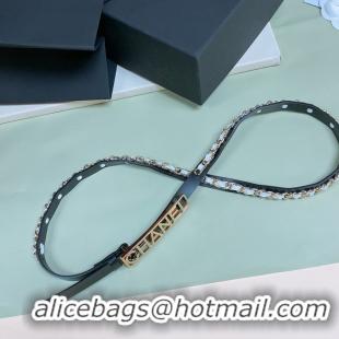 Stylish Chanel Leather Belt 15MM CH2569