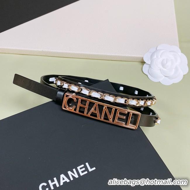 Stylish Chanel Leather Belt 15MM CH2569