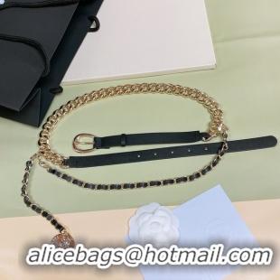 Shop Duplicate Chanel Leather Belt CH2571