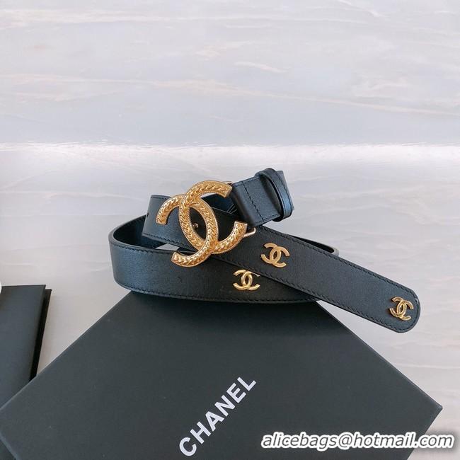 Stylish Chanel Leather Belt CH2577