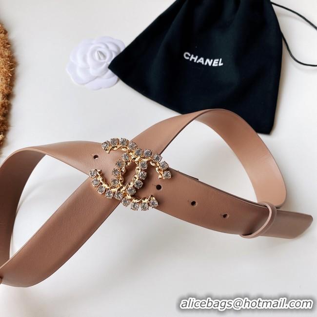 Purchase Chanel 30MM Leather Belt CH2583