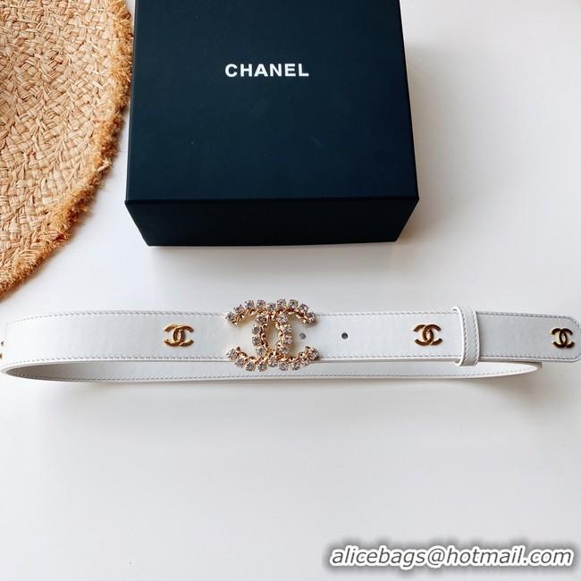 Modern Chanel 30MM Leather Belt CH2586