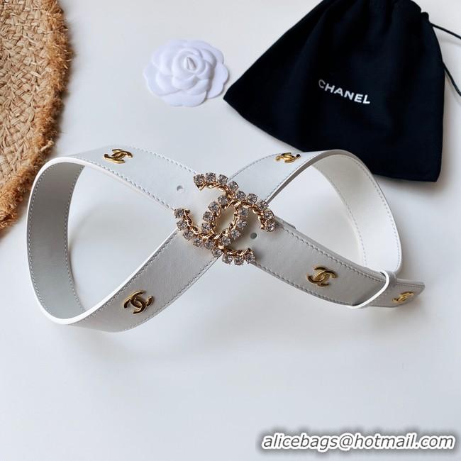 Modern Chanel 30MM Leather Belt CH2586