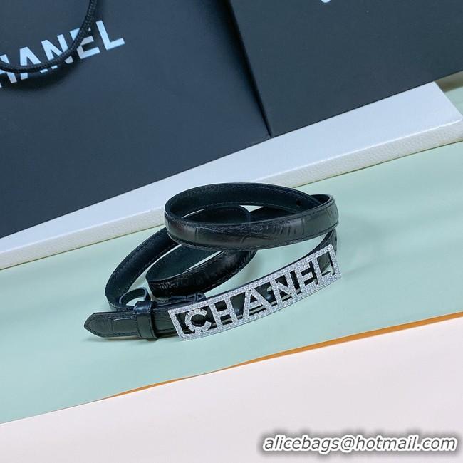 Pretty Style Chanel 15MM Leather Belt CH2591