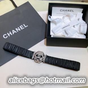 1:1 aaaaa Chanel 30MM Leather Belt 7114-1