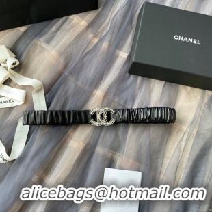 Shop Duplicate Chanel 30MM Leather Belt 7114-3