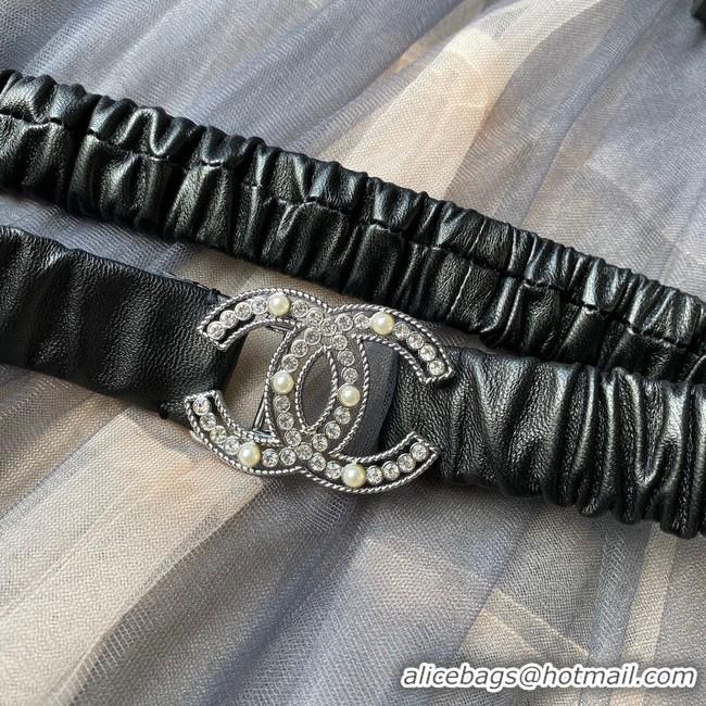 Shop Duplicate Chanel 30MM Leather Belt 7114-3