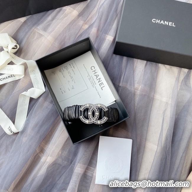 Shop Duplicate Chanel 30MM Leather Belt 7114-3