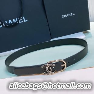 Original Cheap Chanel 30MM Leather Belt 7116-1