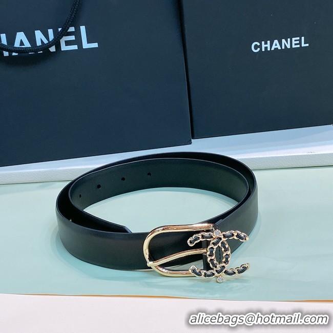 Original Cheap Chanel 30MM Leather Belt 7116-1