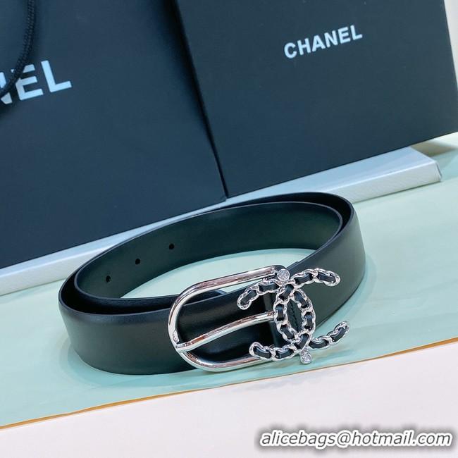 Unique Style Chanel 30MM Leather Belt 7116-2