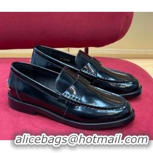 Popular Style Chanel Patent Calfskin Loafers G39190 Black