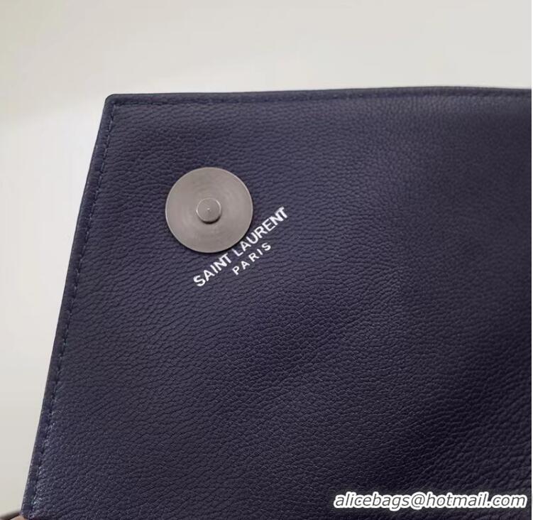 ​Top Grade Saint Laurent Monogram Baby Chain Bag 392736 Navy Blue