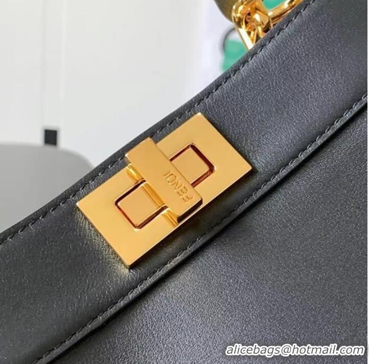 Promotional Fendi Peekaboo Iseeu Small leather bag 8BN327A black