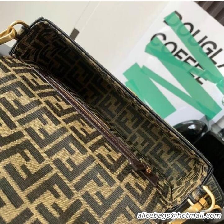 Popular Style FENDI Baguette Brown fabric bag 8BR600