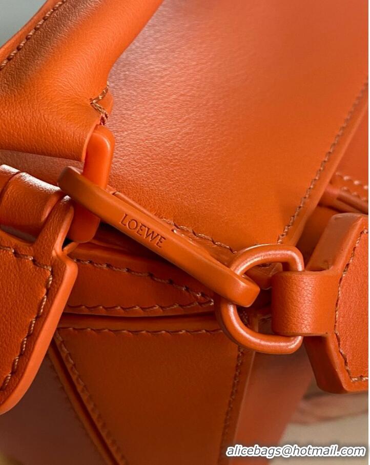 Good Product Loewe mini Puzzle Bag Original Leather 6223 orange