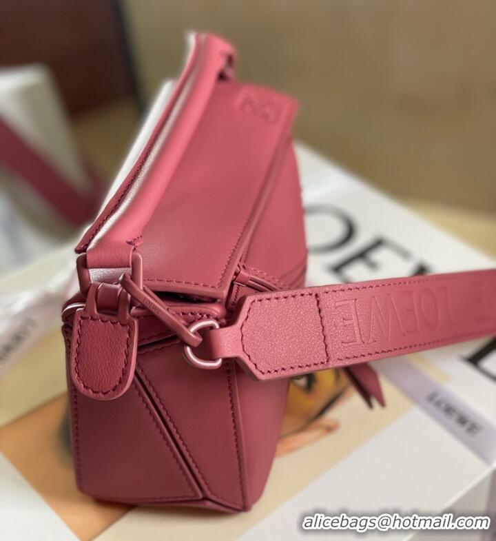 Pretty Style Loewe mini Puzzle Bag Original Leather 6223 pink