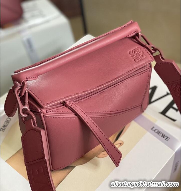 Pretty Style Loewe mini Puzzle Bag Original Leather 6223 pink