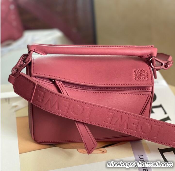 Pretty Style Loewe mini Puzzle Bag Original Leather 6223 pink