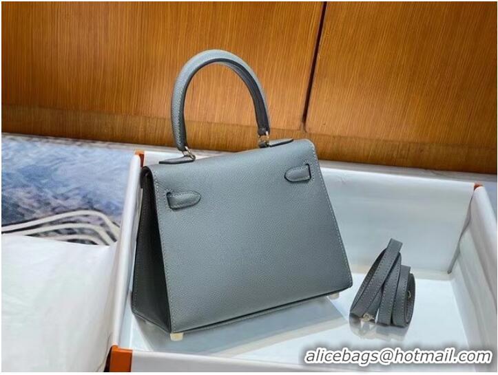 Most Popular Hermes Kelly 20cm Shoulder Bags Epsom KL2750 Iron gray&gold