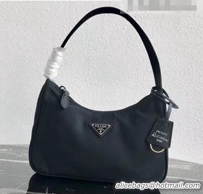 Discount Prada Re-Edition 2000 Nylon Mini-bag 1NE515 Black