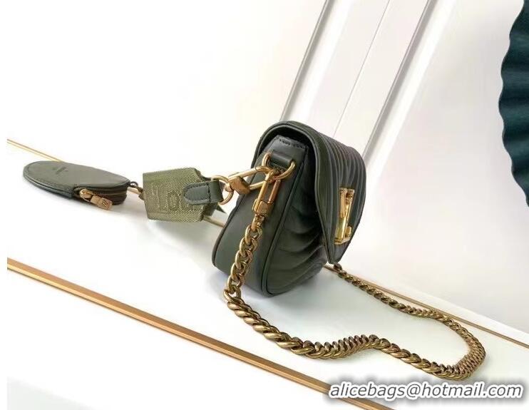 Low Price LOUIS VUITTON NEW WAVE Shoulder Bag M56466 Olive green