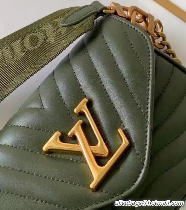 Low Price LOUIS VUITTON NEW WAVE Shoulder Bag M56466 Olive green