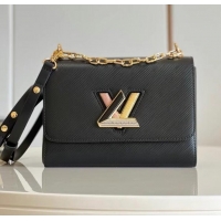 Inexpensive Louis Vuitton Epi Leather TWIST MM M21031 black