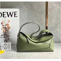 Unique Style Loewe Original Leather Bag LE10188 green