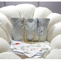 Top Quality CHANEL 19 SHOPPING BAG 3660 light gray