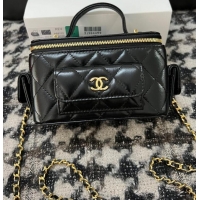 Best Luxury CHANEL VANITY WITH CHAIN 68112 black