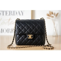 Promotional Chanel Lambskin MINI FLAP BAG AS3648 black