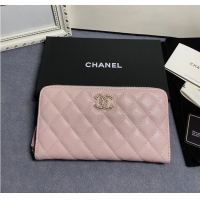 Trendy Design Chanel Calfskin Leather & Gold-Tone Metal AP2739 pink