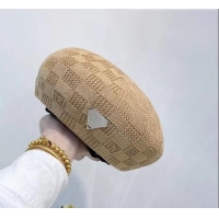 Promotional Bottega Veneta Knit Beret Hat BV0123 Beige 2022