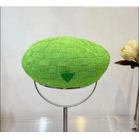 Good Taste Bottega Veneta Knit Beret Hat Kiwi BV0125 Green 2022